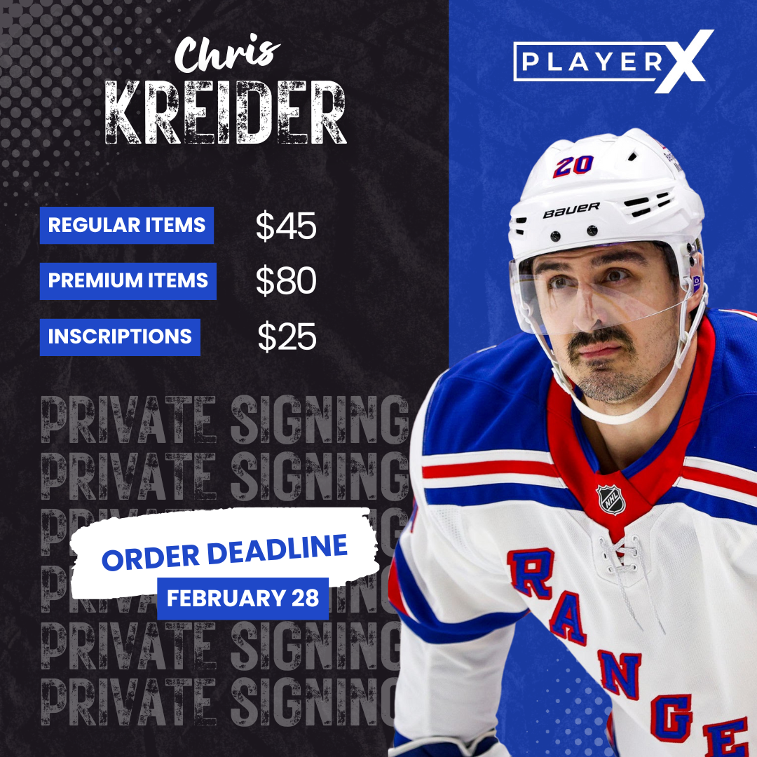 Pre-Order - Chris Kreider - Send-In