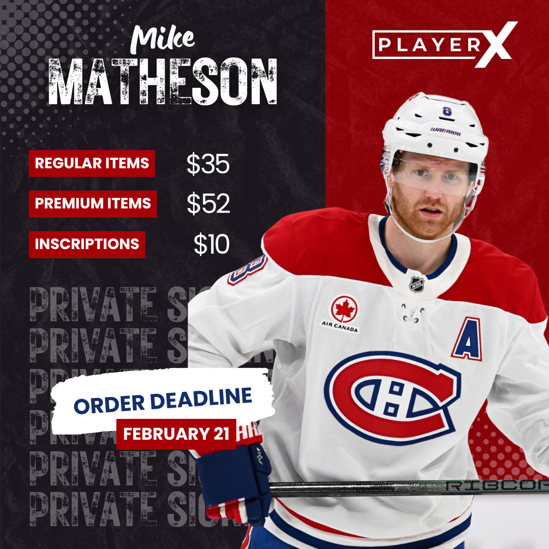 Pre-Order - Mike Matheson - Send In