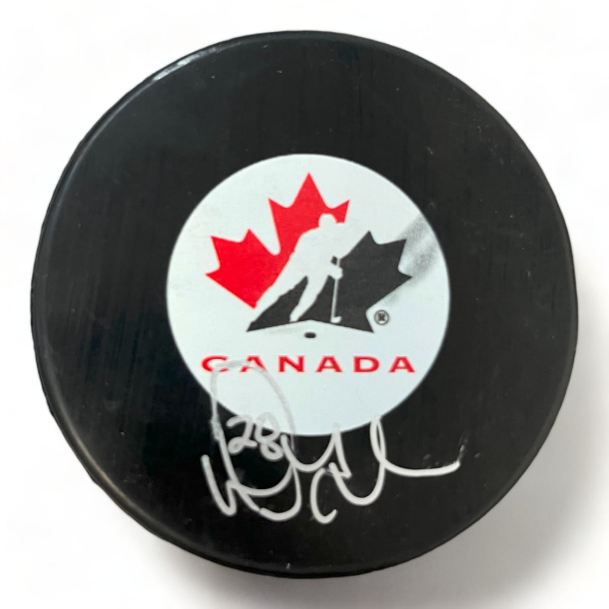 Doug Gilmour Team Canada Autographed Puck