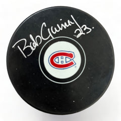 Bob Gainey Montreal Canadiens Autographed Puck