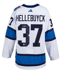 Connor Hellebuyck Signed Winnipeg Jets Reverse Retro 2.0 adidas Jersey