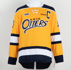 Connor McDavid Autographed Erie Otters Yellow CCM CHL Jersey