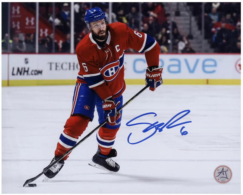 Shea Weber Autographed Montreal Canadiens 8x10 Photo