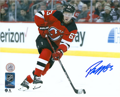 Jesper Bratt Autographed New Jersey Devils Hockey 8x10 Photo