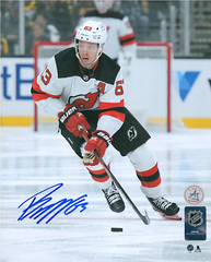 Jesper Bratt Signed New Jersey Devils Puck Rush 8x10 Photo