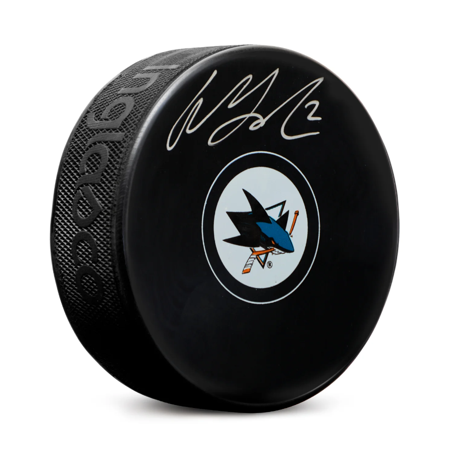 Will Smith Autographed San Jose Sharks Hockey Puck