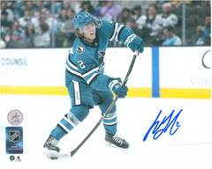 Will Smith Autographed San Jose Sharks Shooting 8x10 Photo