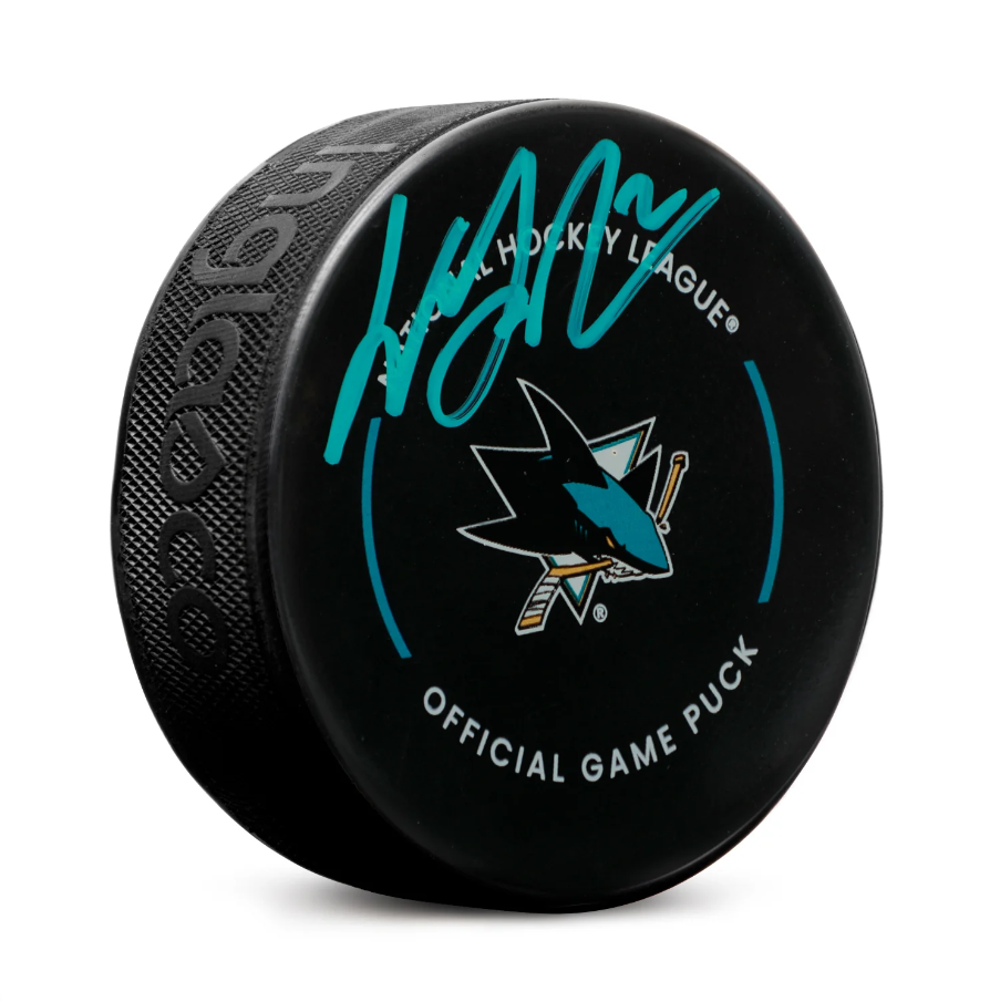 Will Smith Signed San Jose Sharks Official Game Puck