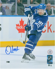 Oliver Ekman-Larsson Signed Toronto Maple Leafs Point Shot 8x10 Photo