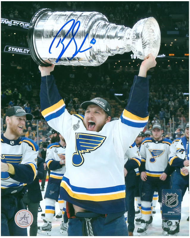 Brayden Schenn Signed St Louis Blues 2019 Stanley Cup 8x10 Photo