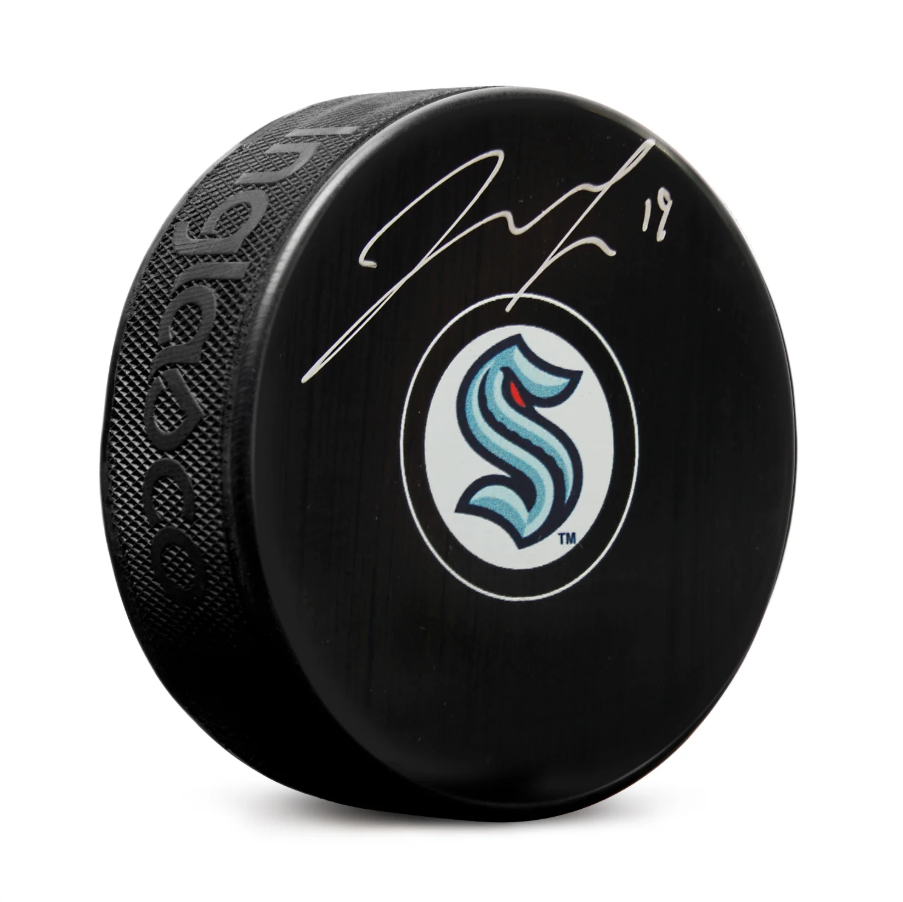 Jared McCann Autographed Seattle Kraken Hockey Puck