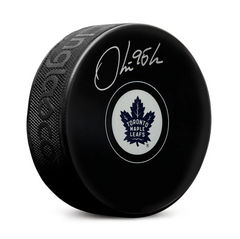 Oliver Ekman-Larsson Autographed Toronto Maple Leafs Hockey Puck