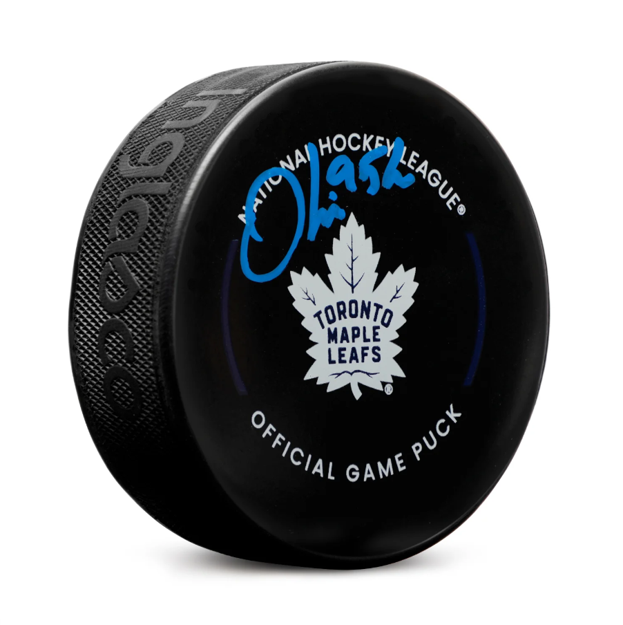 Oliver Ekman-Larsson Signed Toronto Maple Leafs Official Game Puck