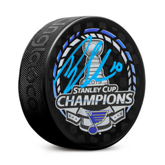 Brayden Schenn Autographed St Louis Blues 2019 Stanley Cup Puck