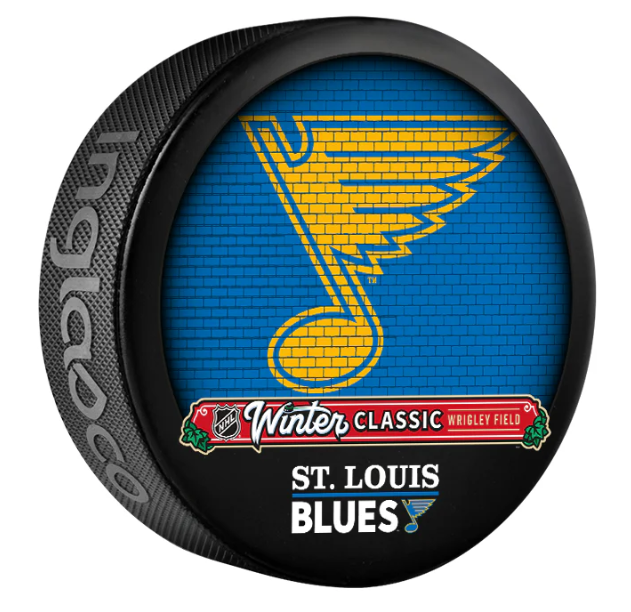 2025 NHL Winter Classic St. Louis Blues Souvenir Collectors Puck