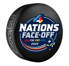 2025 NHL 4 Nations Face-Off All Nations Souvenir Collectors Puck