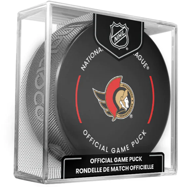 Pre-Order - Mika Zibanejad Autographed Ottawa Senators Official Hockey Puck