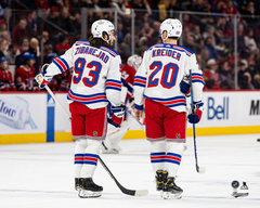 Pre-Order - Mika Zibanejad and Chris Kreider Dual Signed New York Rangers Dual 8x10