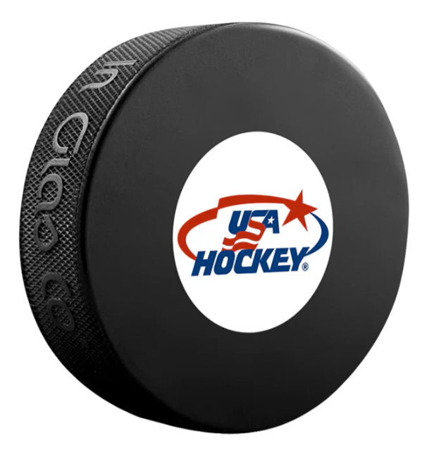 Pre-Order - Dustin Wolf Autographed Team USA Hockey Puck