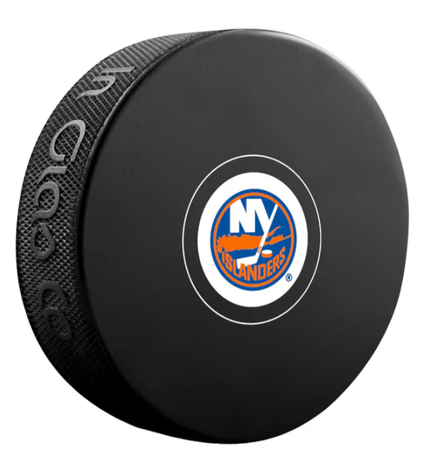 Pre-Order - Devon Toews Autographed New York Islanders Hockey Puck