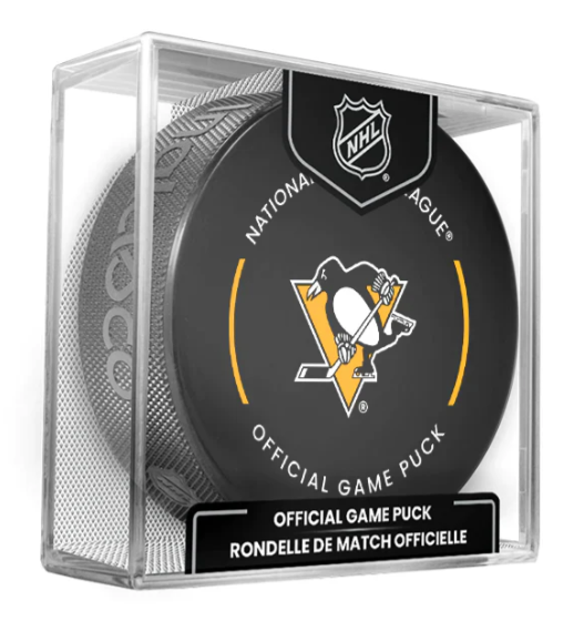 Pre-Order - Mike Matheson Autographed Pittsburgh Penguins Official Hockey Puck