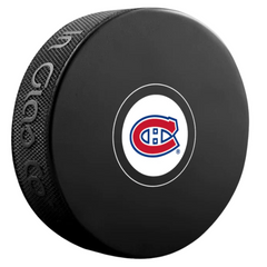 Pre-Order - Samuel Montembeault Autographed Montreal Canadiens Hockey Puck