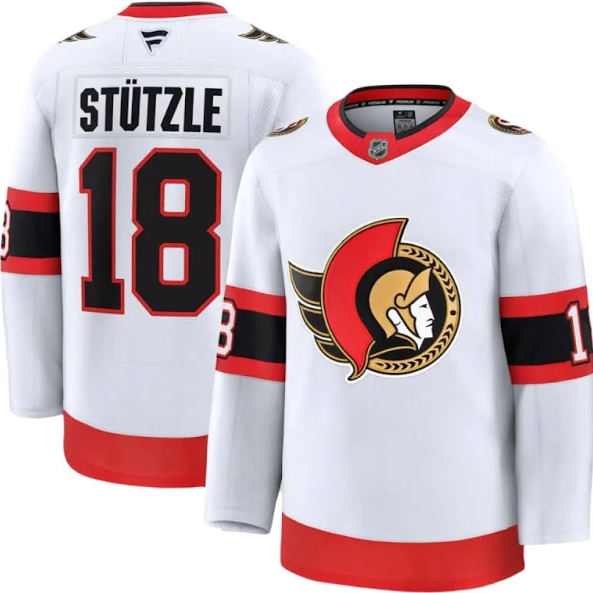 Pre-Order - Tim Stutzle - Autographed Ottawa Senators Away Fanatics Premium Jersey