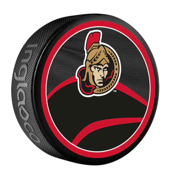 Pre-Order - Tim Stutzle - Autographed Ottawa Senators Reverse Retro Hockey Puck