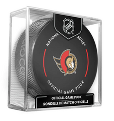 Pre-Order - Tim Stutzle - Autographed Ottawa Senators Official Hockey Puck