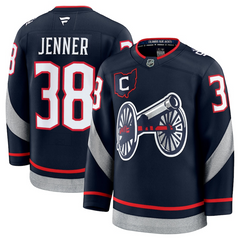 Men's Columbus Blue Jackets Boone Jenner Fanatics Navy 2025 Stadium Series Premium Player Jersey