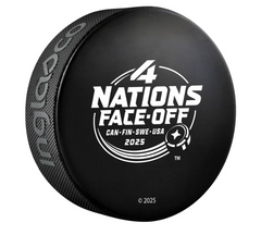 NHL 4 Nations Face-Off 2025 Canada Championship Official Collectors Puck