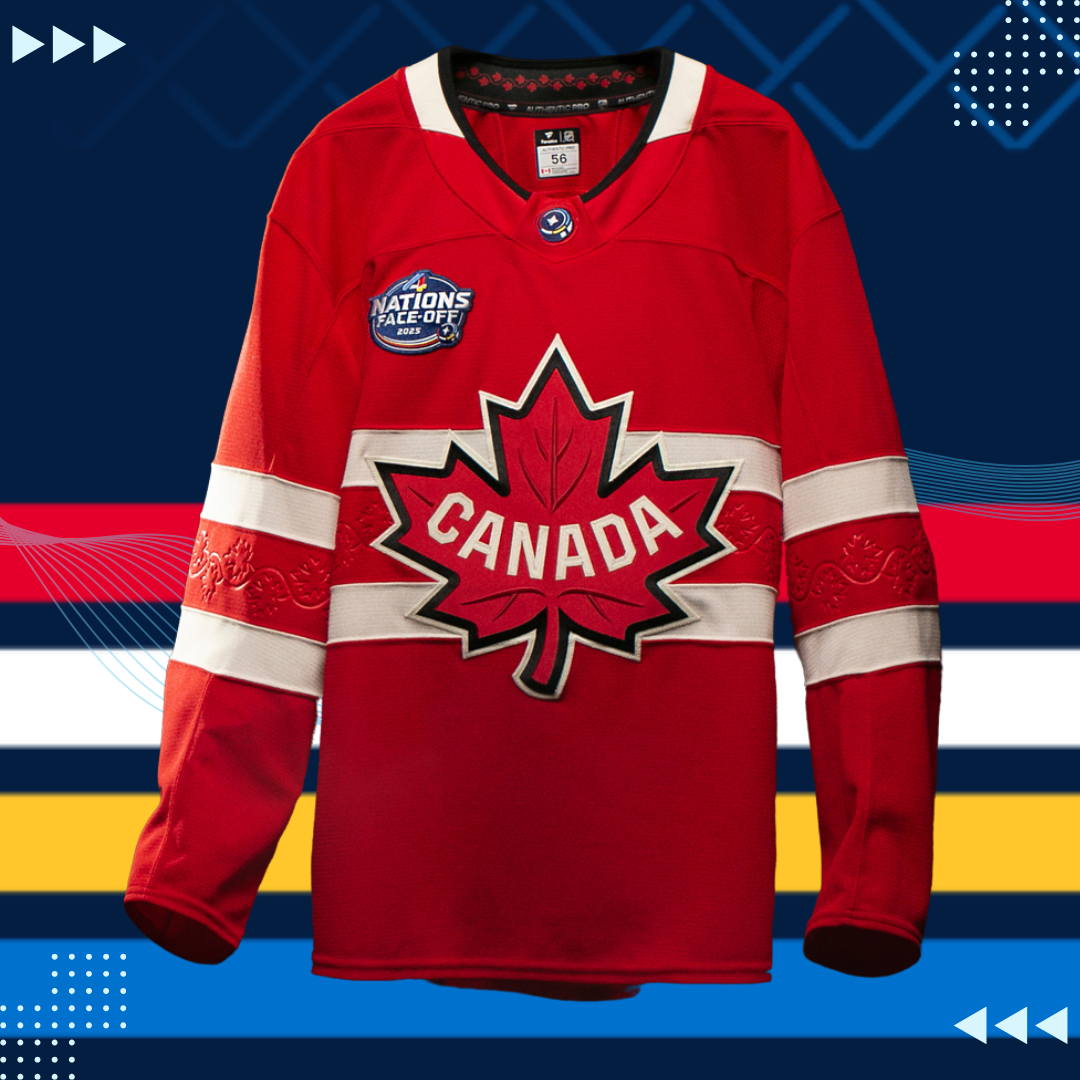 Men's Canada Fanatics Red 2025 4 Nations Face-Off Premium Jersey